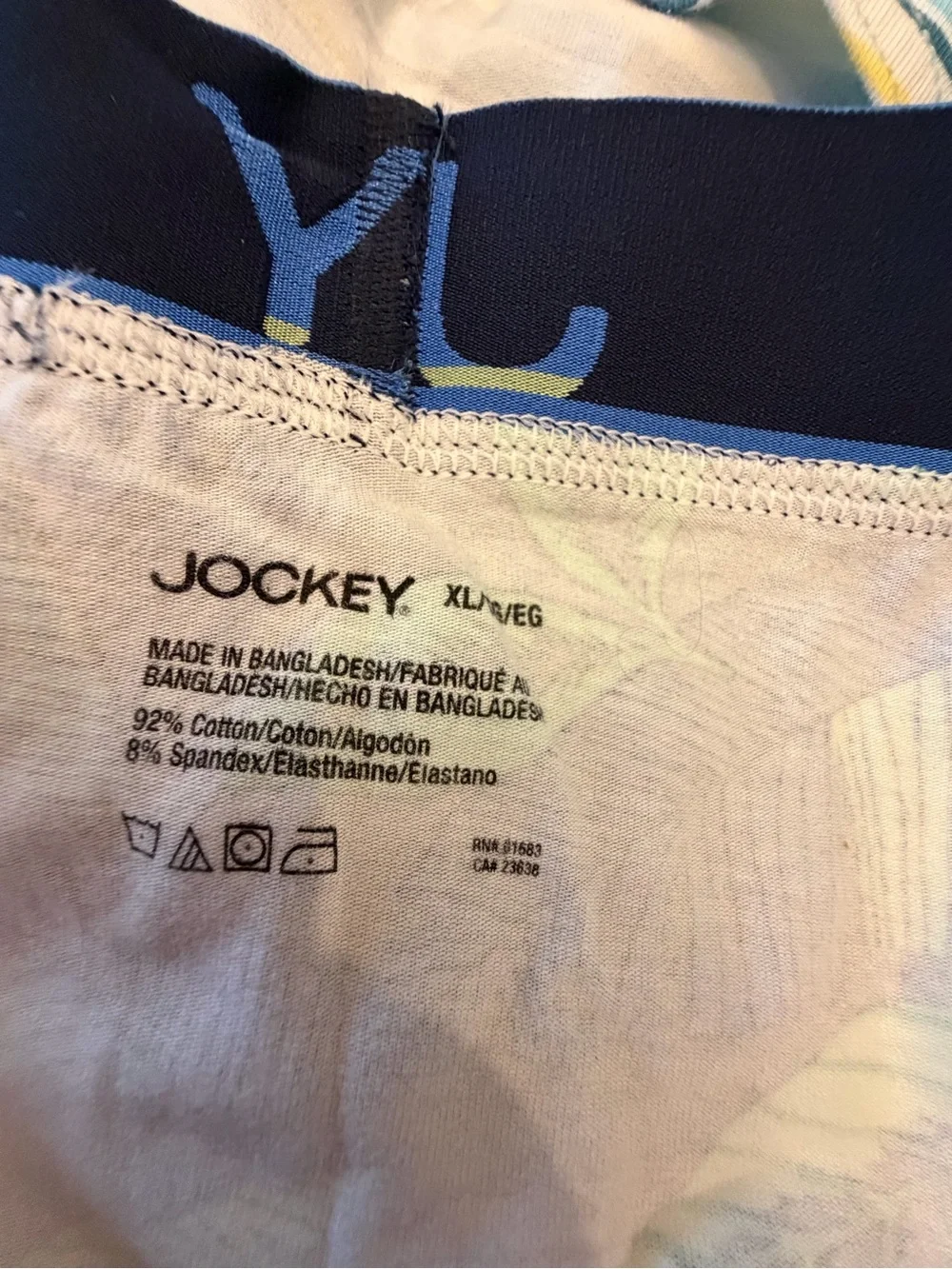 Jockey 3 Pack Men's True Style Brief Low Rise StayCool Cotton Size XL Tropical